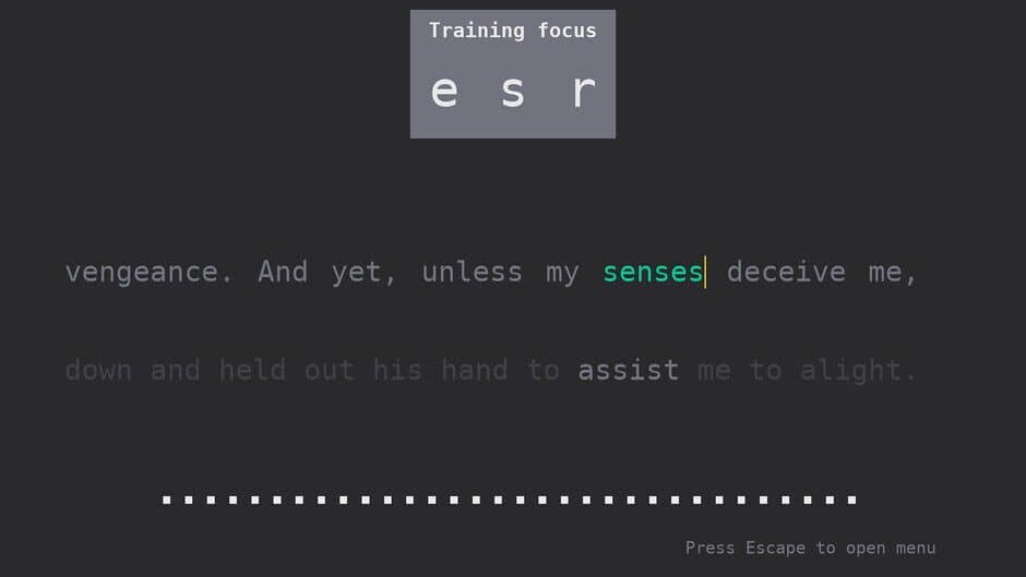 Typingvania screenshot