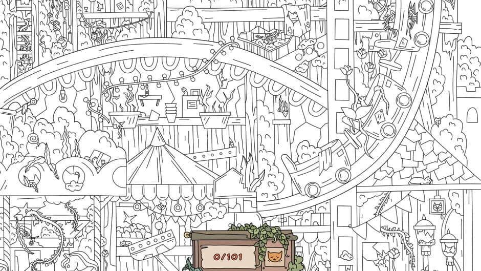 Hidden Cats: Old Amusement Park screenshot
