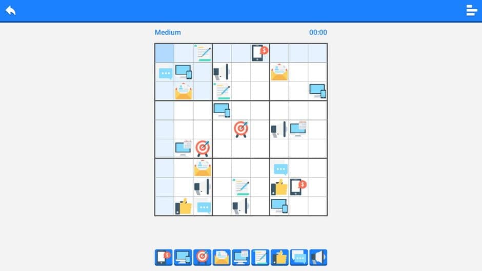 Sudoku-X screenshot