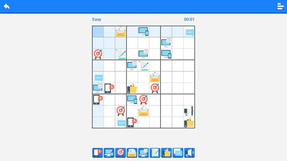 Sudoku-X screenshot