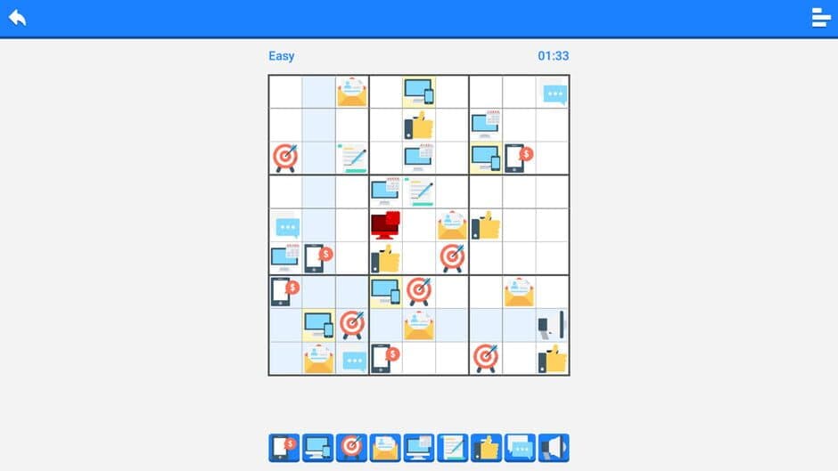Sudoku-X screenshot
