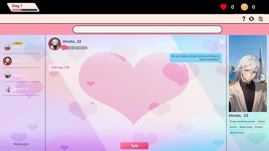 Dating App Simulator screenshot
