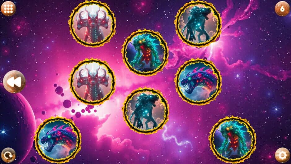 Space Memory: Monsters screenshot