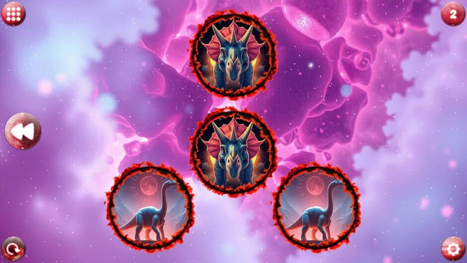 Space Memory: Dinosaurs screenshot