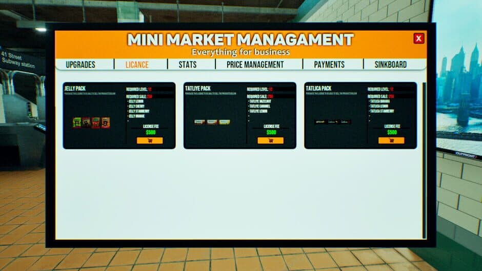 Metro Mini Market Simulator screenshot