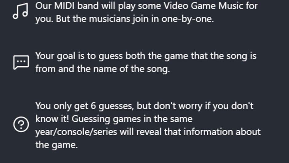 Video Game Bandle screenshot