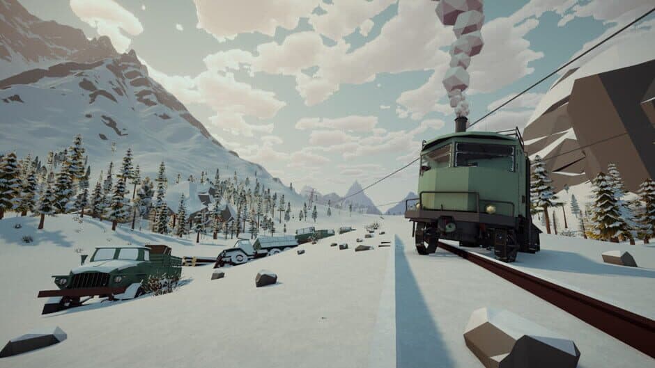 Snow Steam Trail screenshot