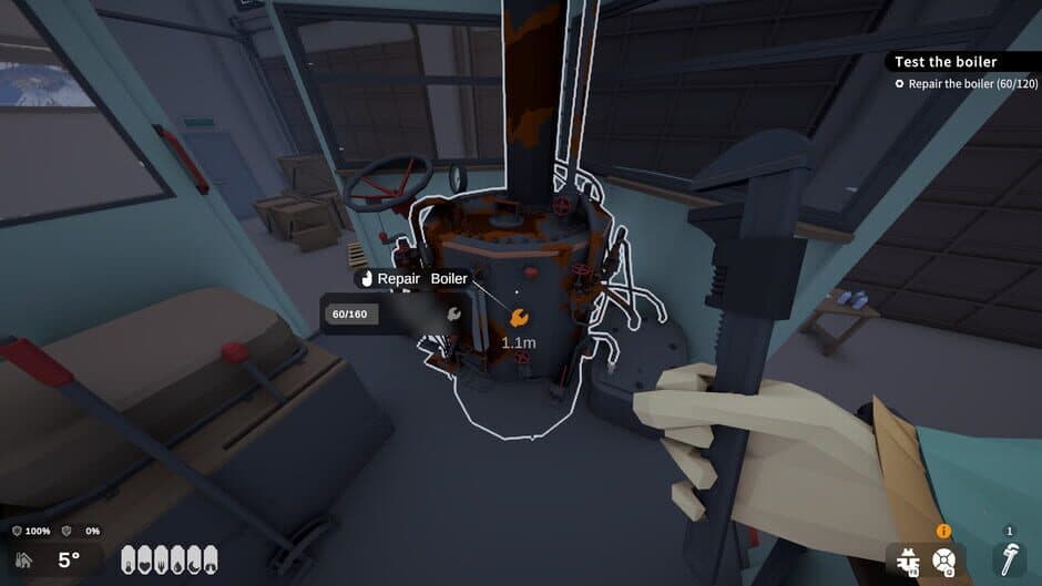 Snow Steam Trail screenshot