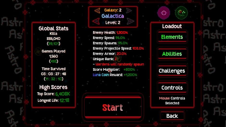 Astrolite screenshot