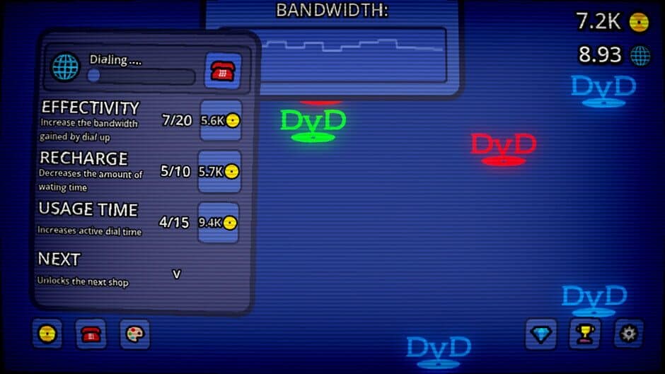 The DvD Idle Game screenshot