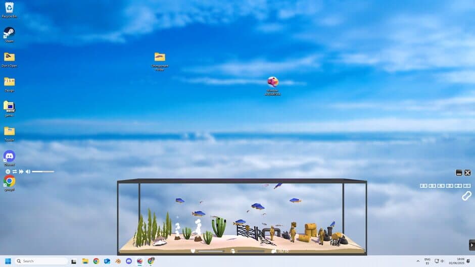 Window Aquarista screenshot