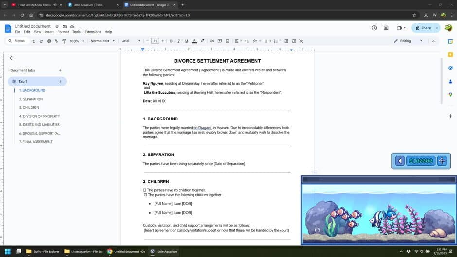 Little Aquarium screenshot