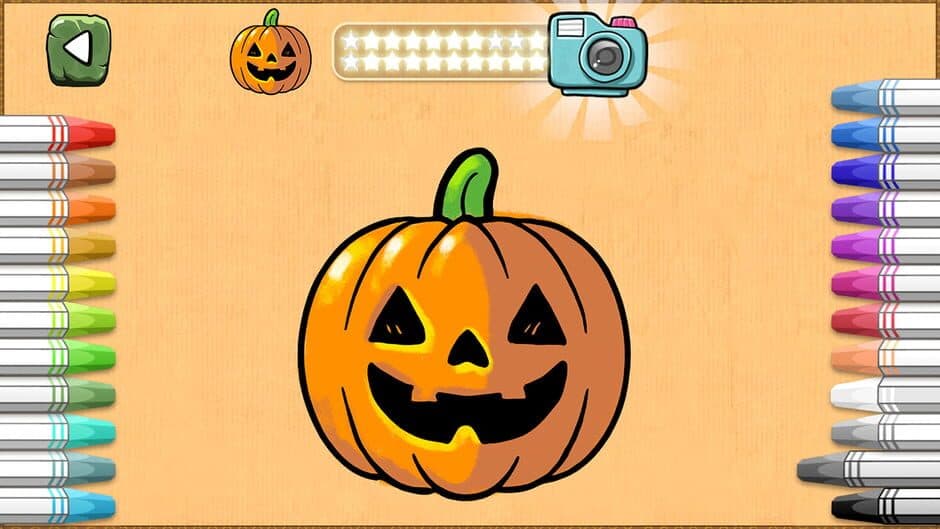 Crayon Halloween screenshot