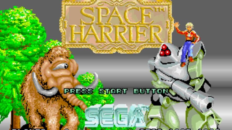 Space Harrier screenshot