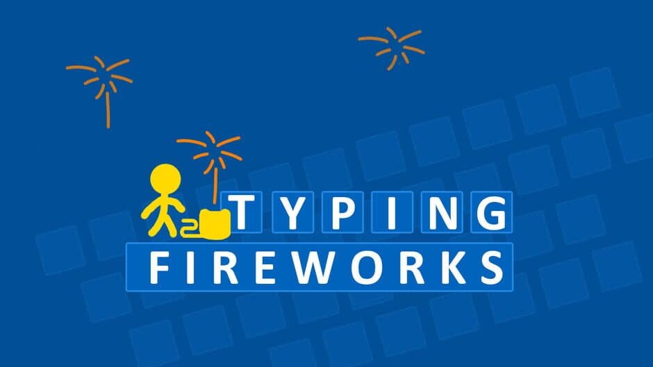 Typing Fireworks screenshot
