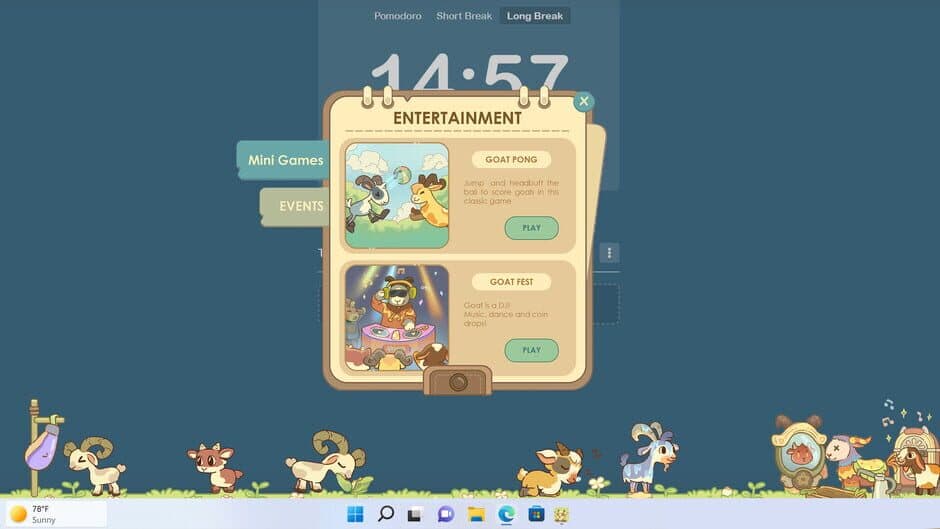 Tame-a-goat-chi screenshot