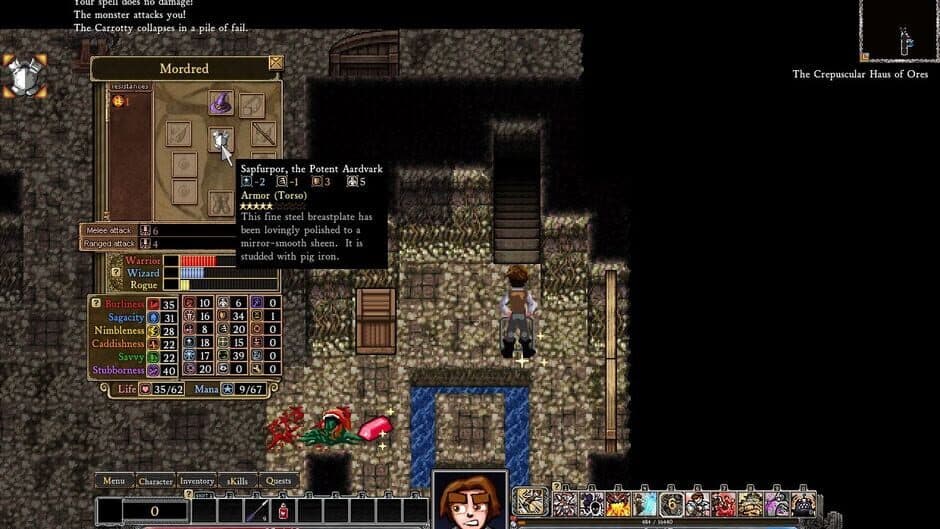 Dungeons of Dredmor screenshot