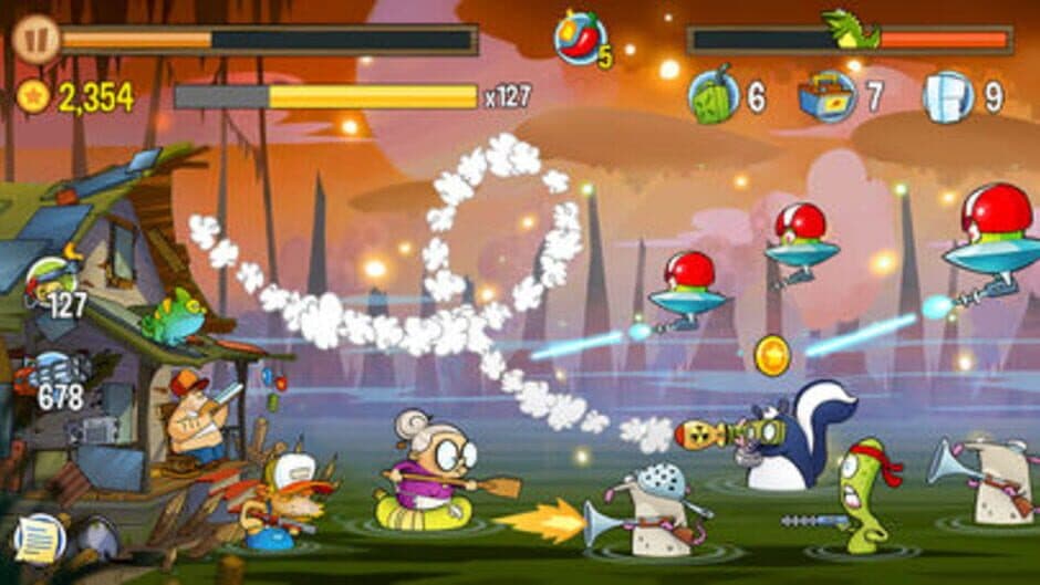 Swamp Attack screenshot
