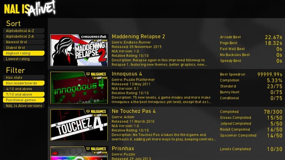 NAL Is Alive screenshot