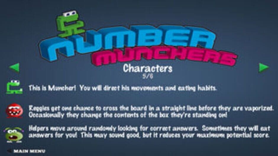 Number Munchers screenshot