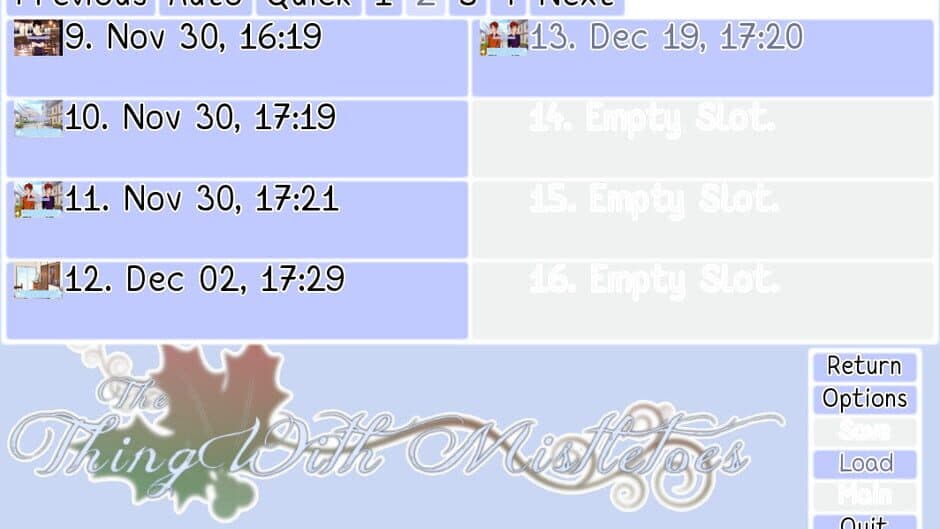 The Thing With Mistletoes screenshot