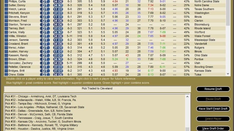 Front Office Football Eight screenshot
