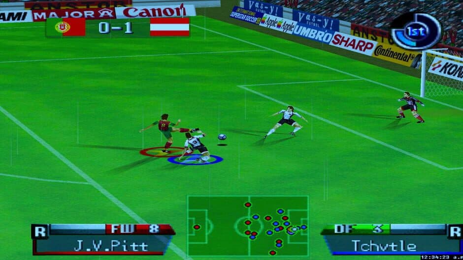 International Superstar Soccer '98 screenshot