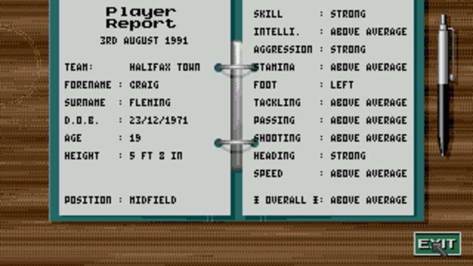 Graham Taylors Soccer Challenge screenshot