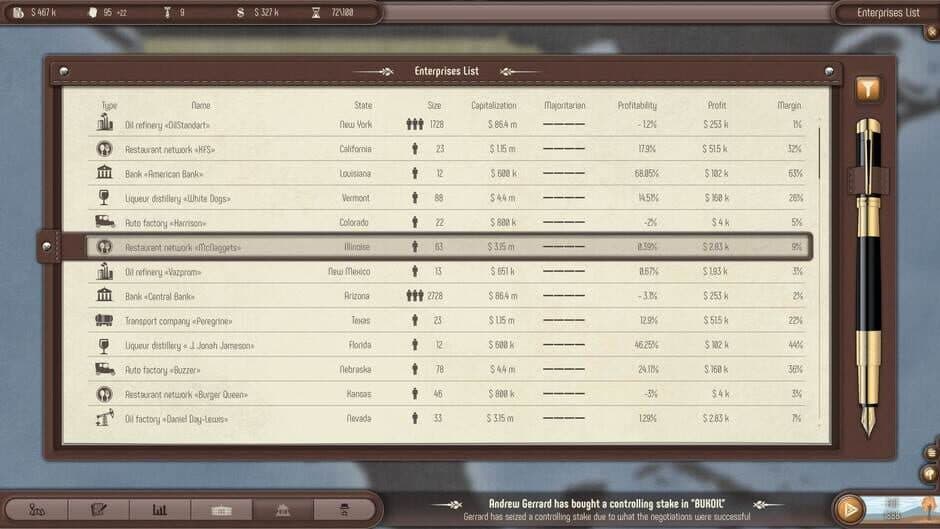 Plutocracy screenshot