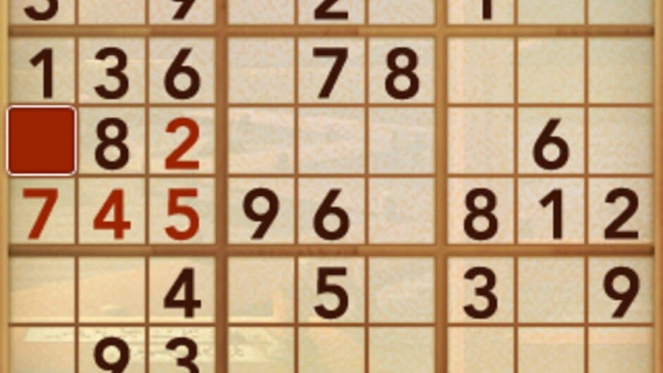 Sudoku screenshot