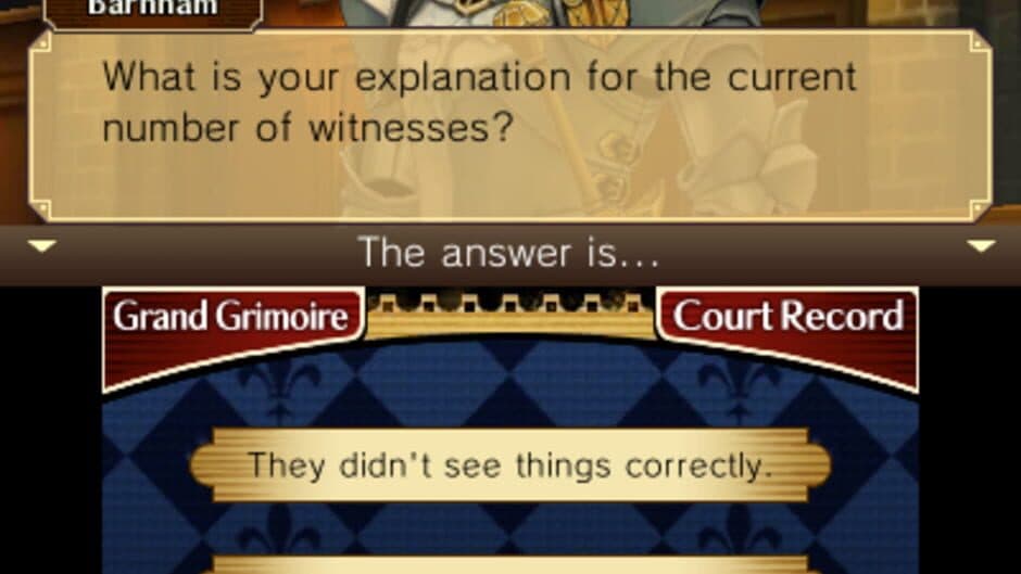 Professor Layton vs. Phoenix Wright: Ace Attorney screenshot