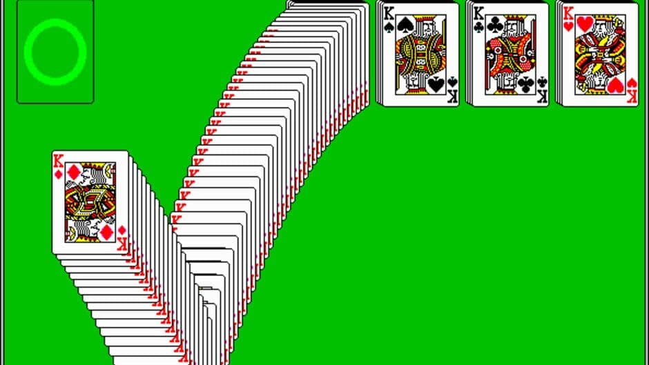 Microsoft Solitaire screenshot