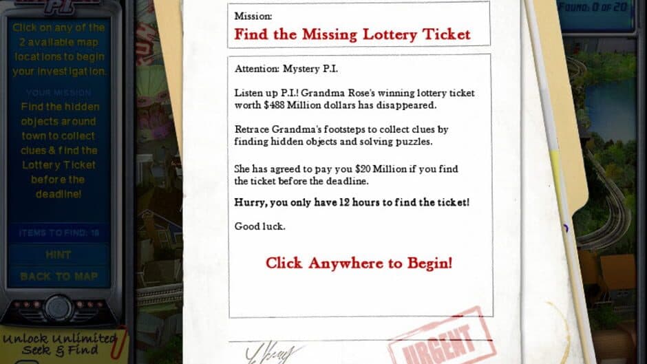 Mystery P.I.: The Lottery Ticket screenshot