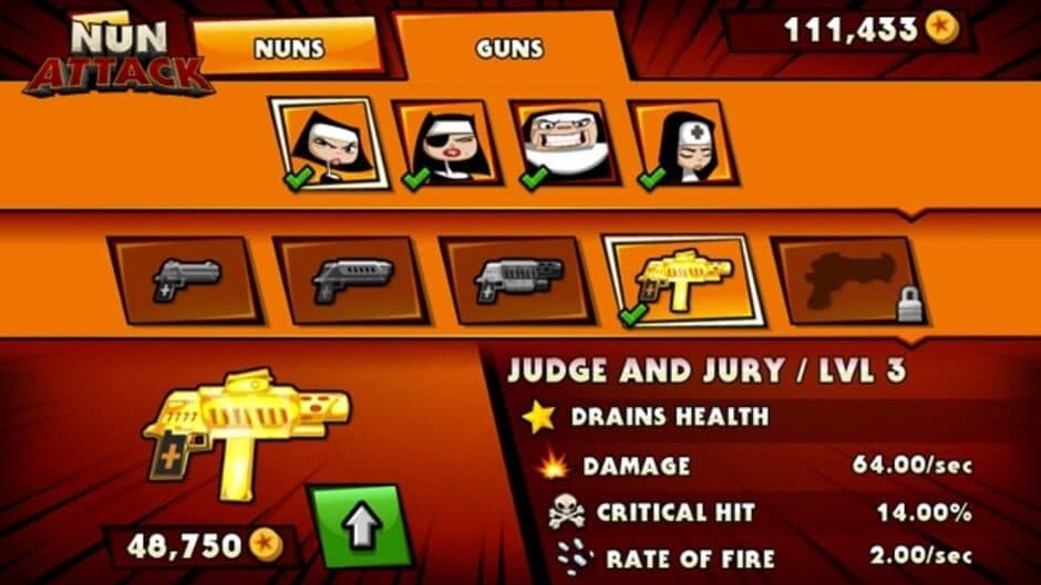 Nun Attack screenshot
