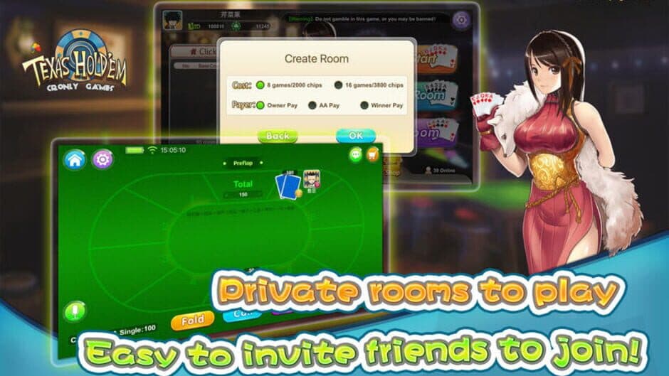 Texas Hold'em: Daily Poke it! screenshot