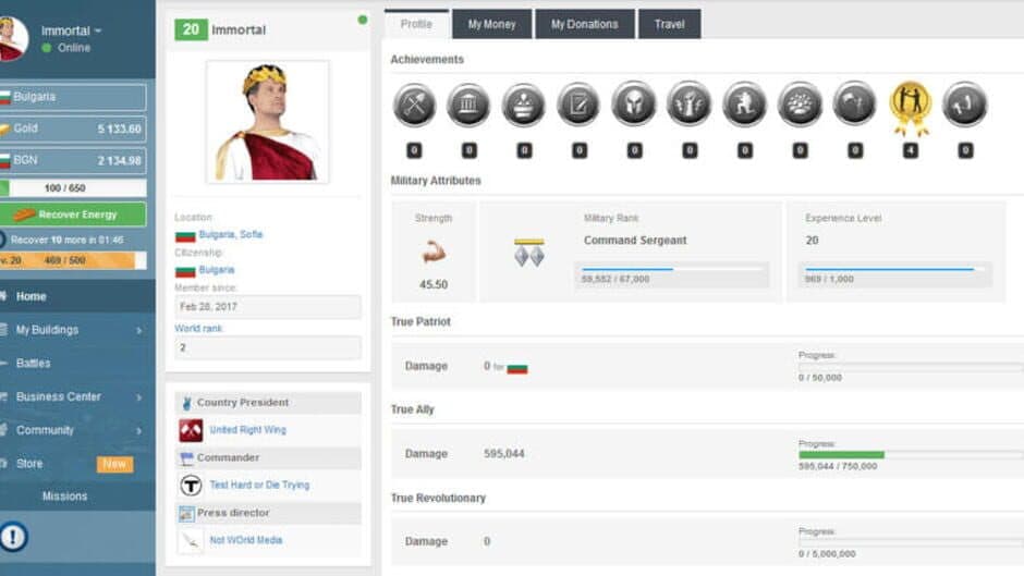 eDominations screenshot