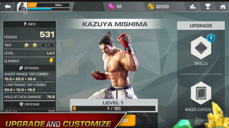 Tekken Mobile screenshot