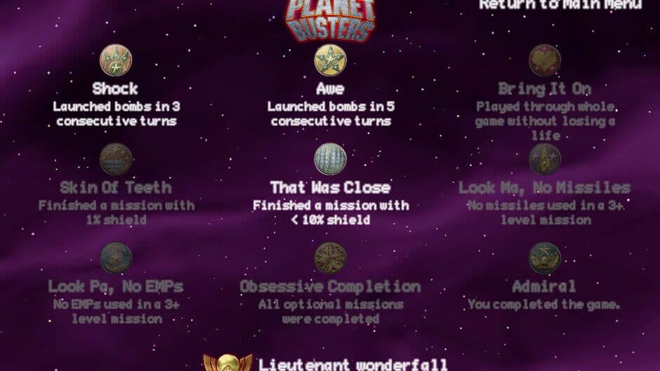 Planet Busters screenshot