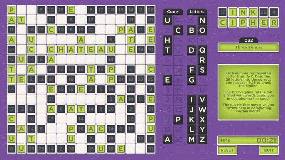 Ink Cipher screenshot