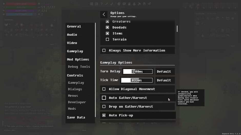 Wayward screenshot