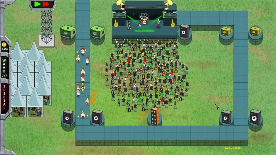 Rock 'N' Roll Defense screenshot