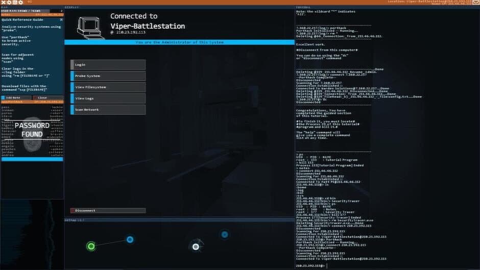 Hacknet screenshot