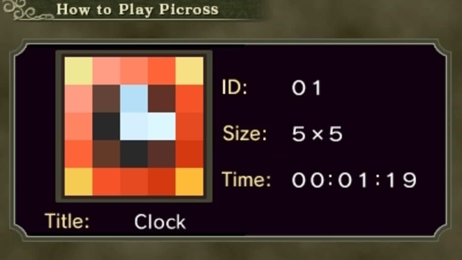 My Nintendo Picross: The Legend of Zelda Twilight Princess screenshot