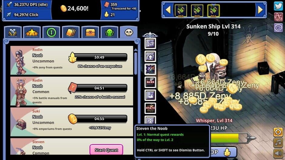 Ragnarok Clicker screenshot