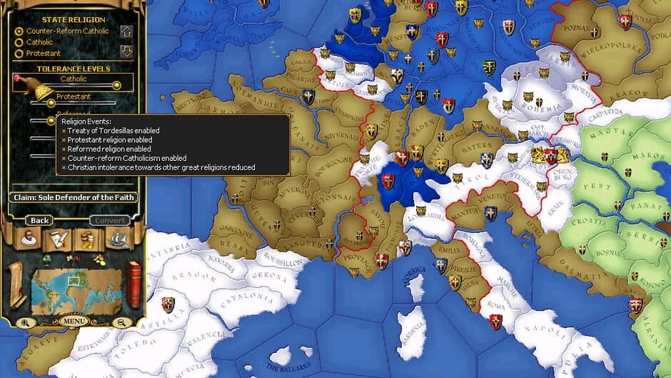 For The Glory: A Europa Universalis Game screenshot