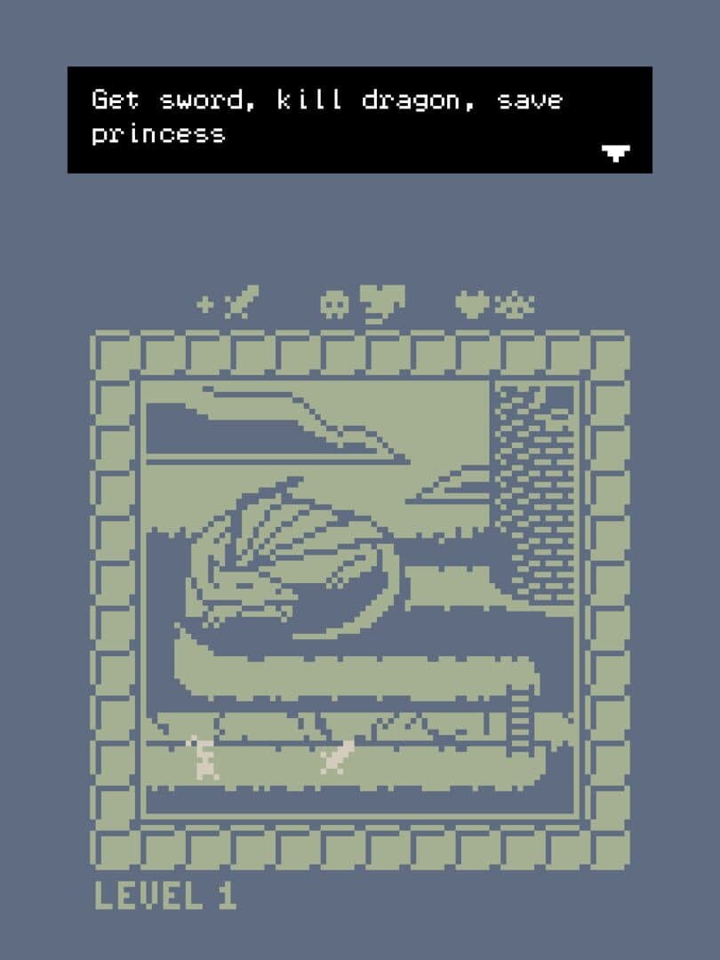 Get sword, kill dragon, save princess