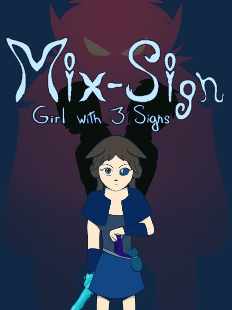 Mix-Sign: Girl with 3 Signs