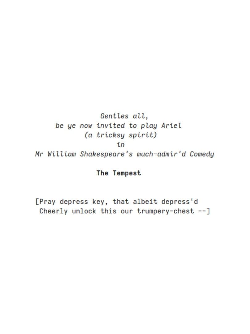 The Tempest