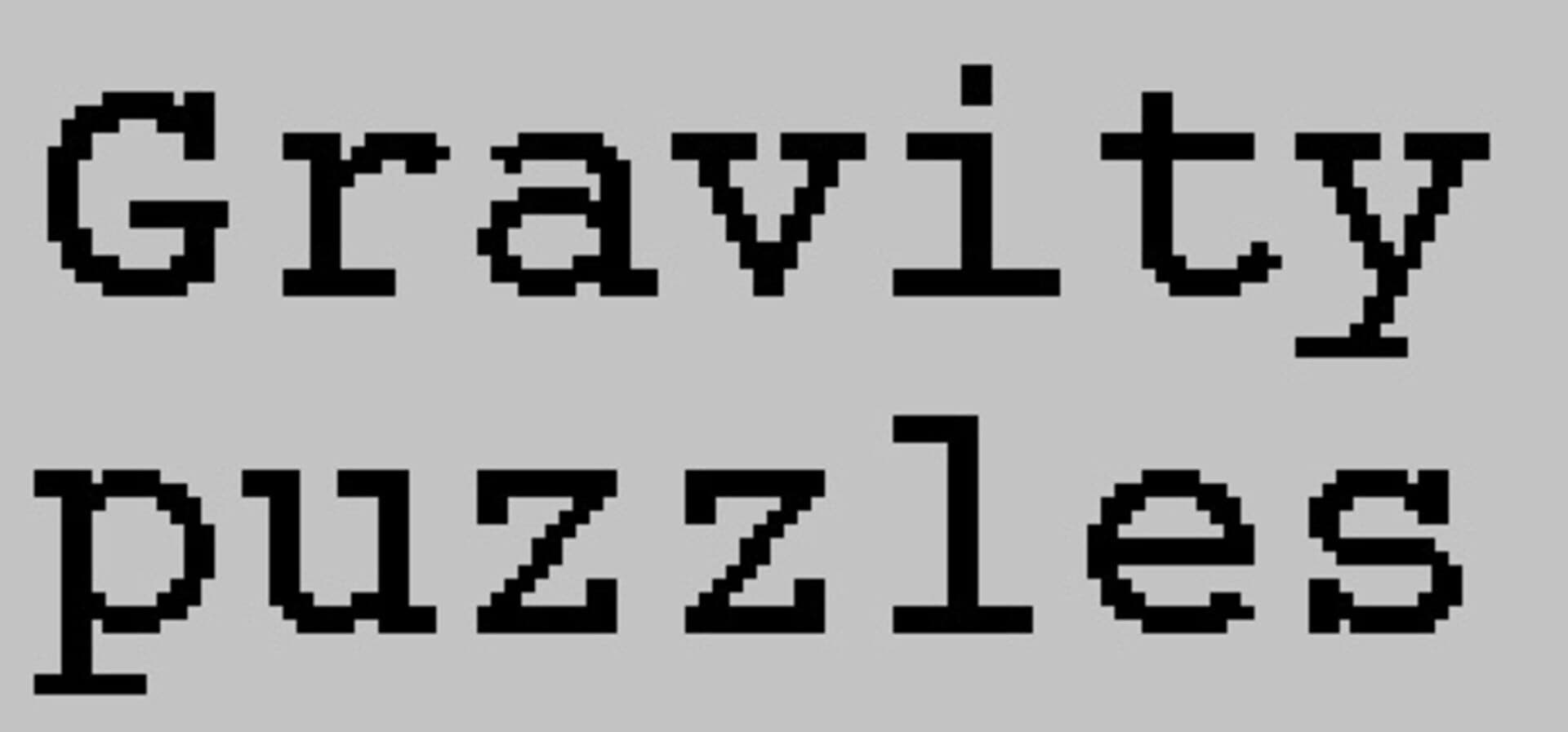 Gravity puzzles