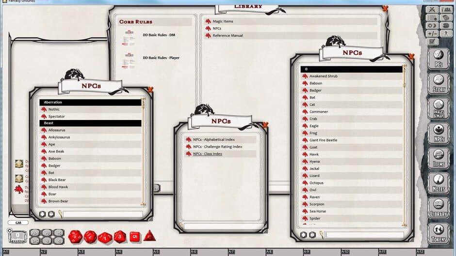 Fantasy Grounds screenshot